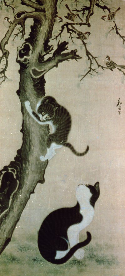 Cats, 17th century by Pyon Sang Byok